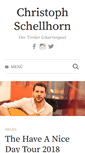 Mobile Screenshot of christoph-schellhorn.at
